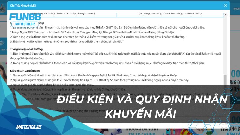 Điều kiện và quy định nhận khuyến mãi thành viên mới 